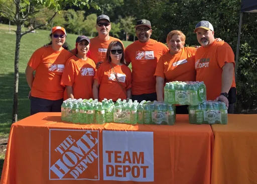 Team Depot volunteers giving back
